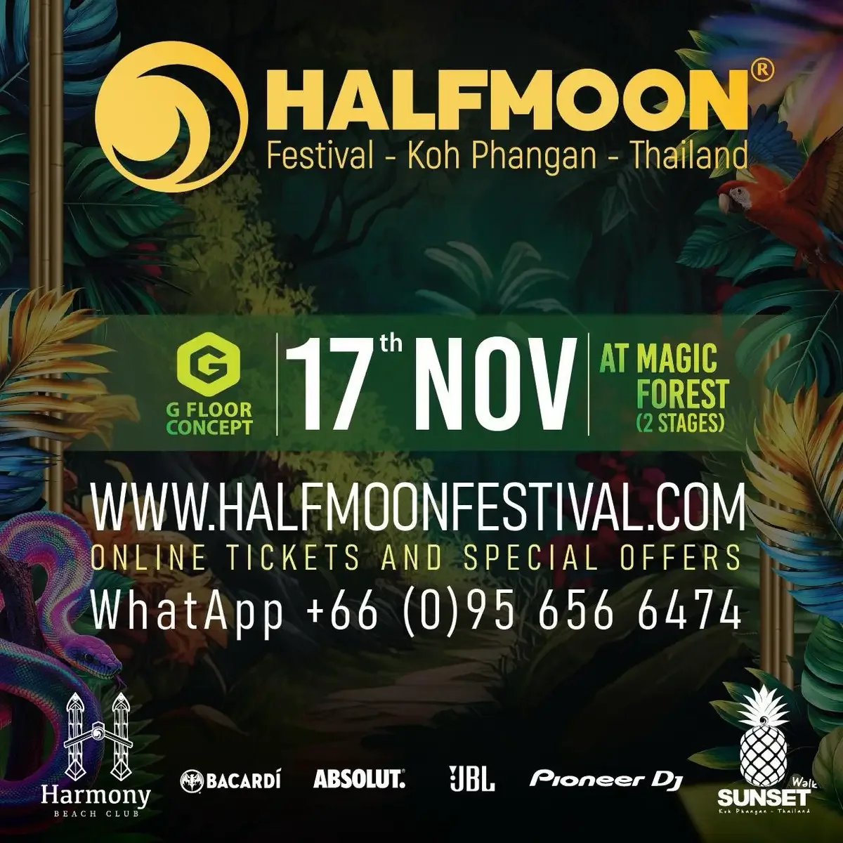 מסיבת Half Moon בקופנגן ב-17 בנובמבר