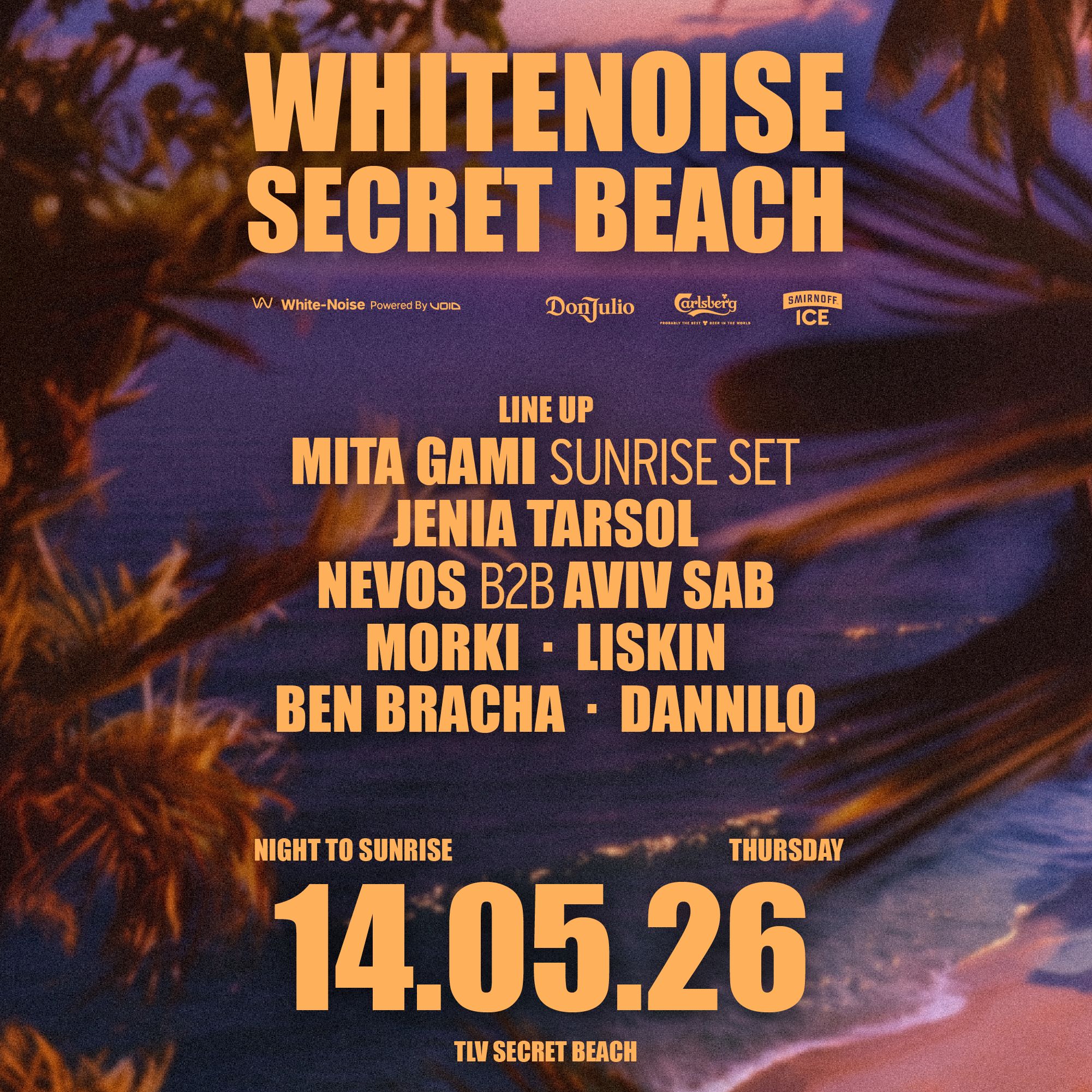 WHITENOISE: Secret Beach תל ברוך