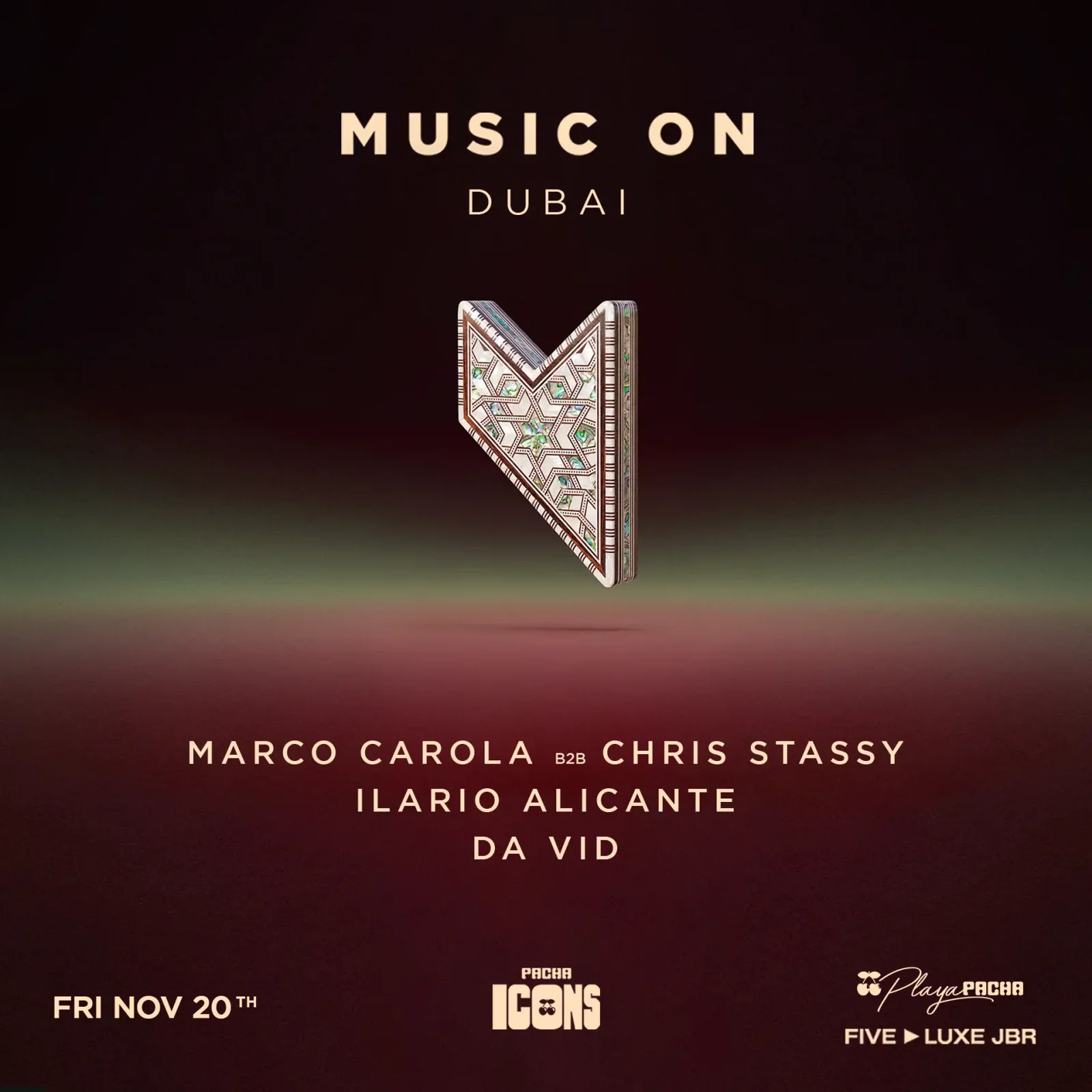 Marco Carola Presents Music On