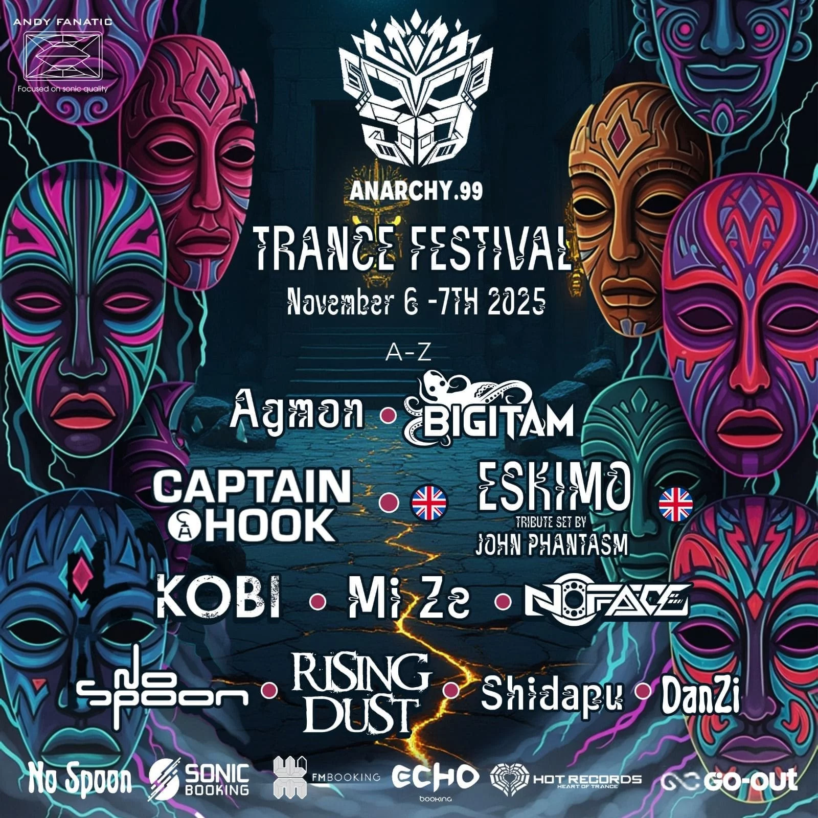 פסטיבל טראנס ANARCHY 99 בצפון