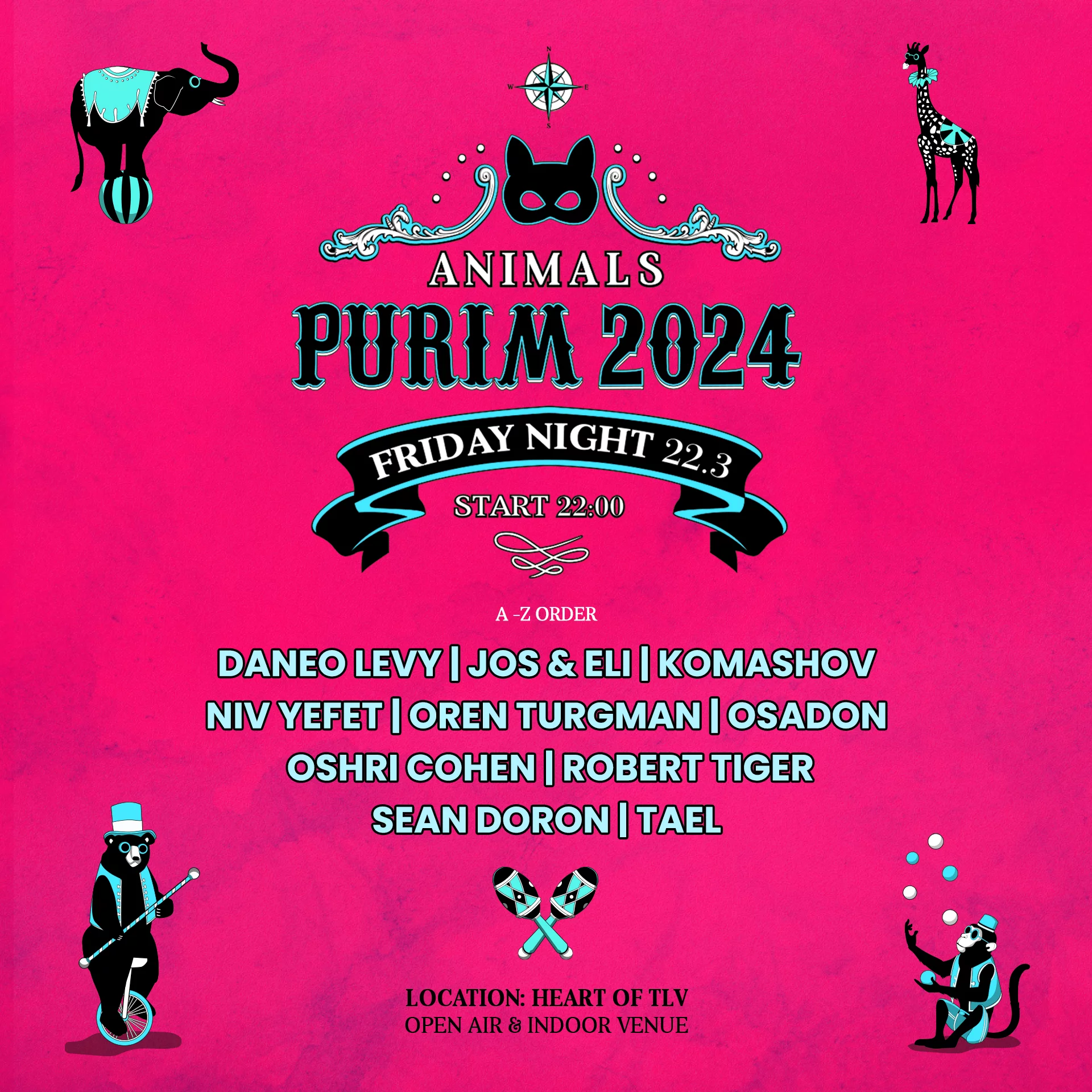 22.03 | פורים 2024 אנימלס Animals