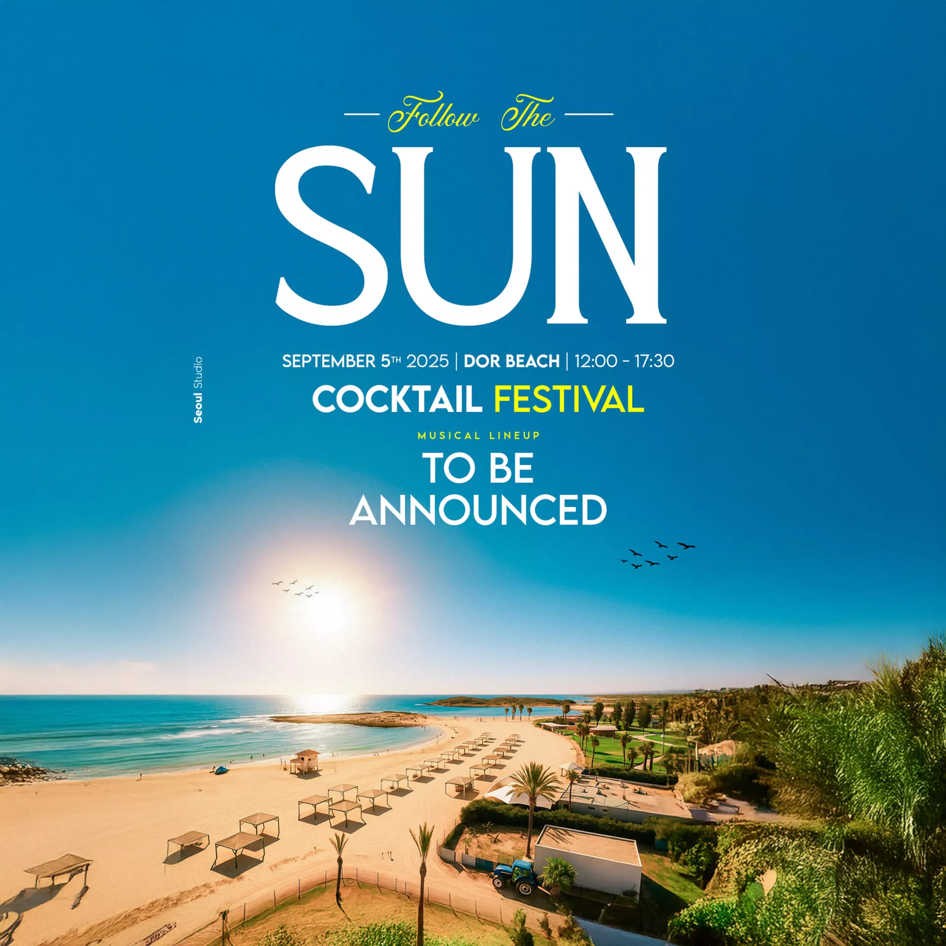 Follow The Sun פסטיבל קוקטיילים חוף פולג