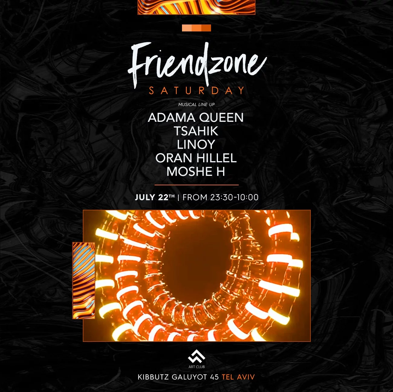 FRIENDZONE ART CLUB | 22.07 שבת