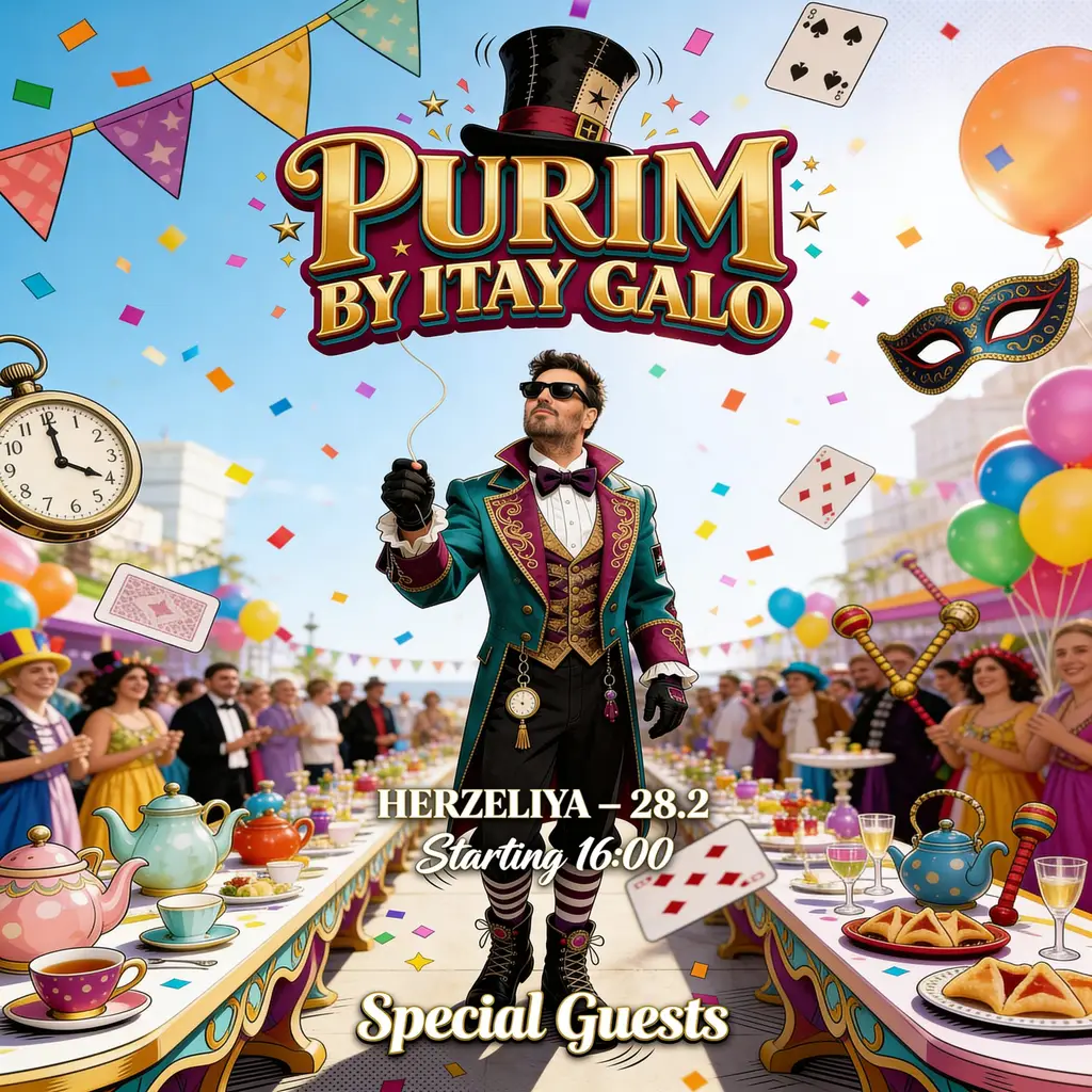 פורים בהרצליה עם איתי גלו