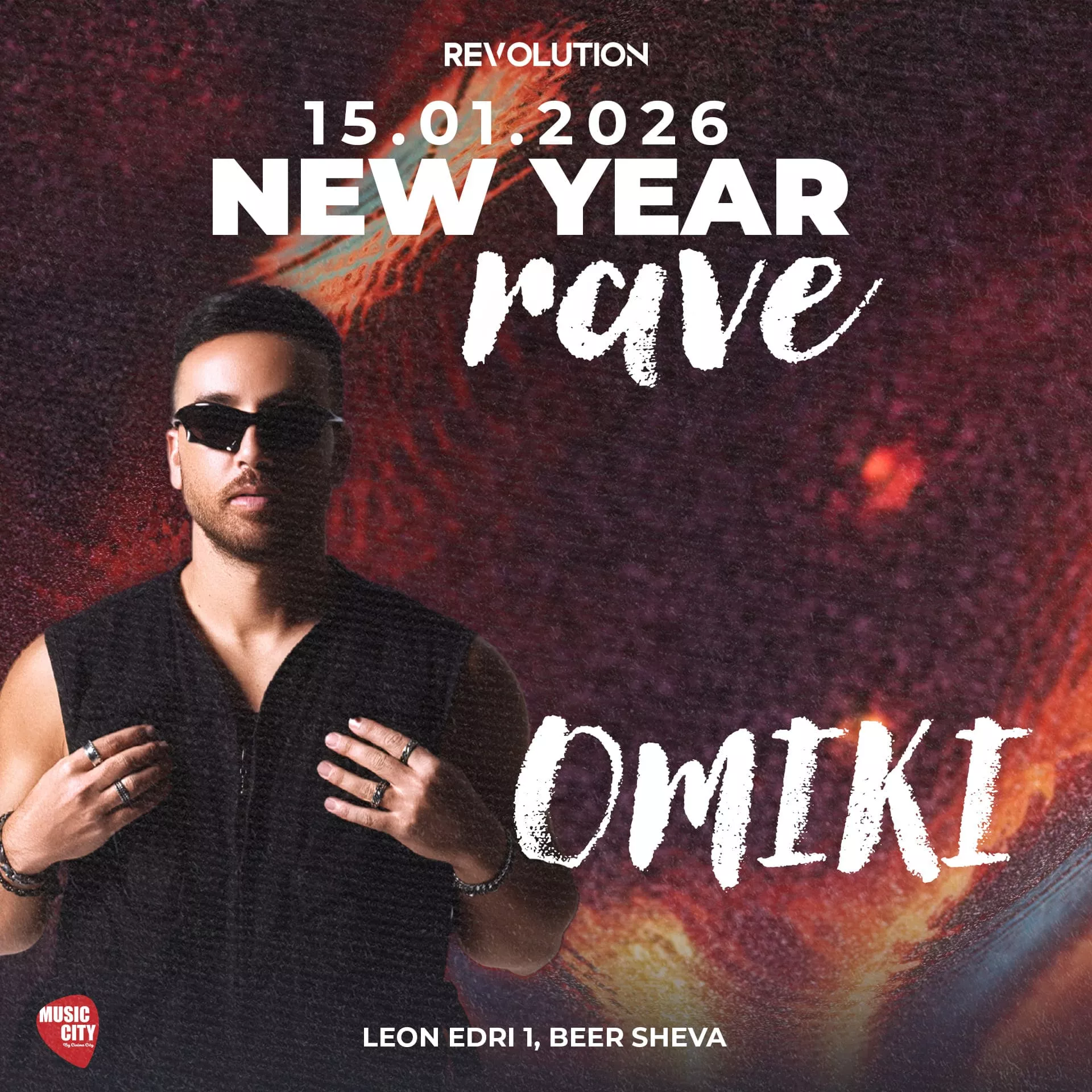 OMIKI נוחת בישראל Music City באר שבע
