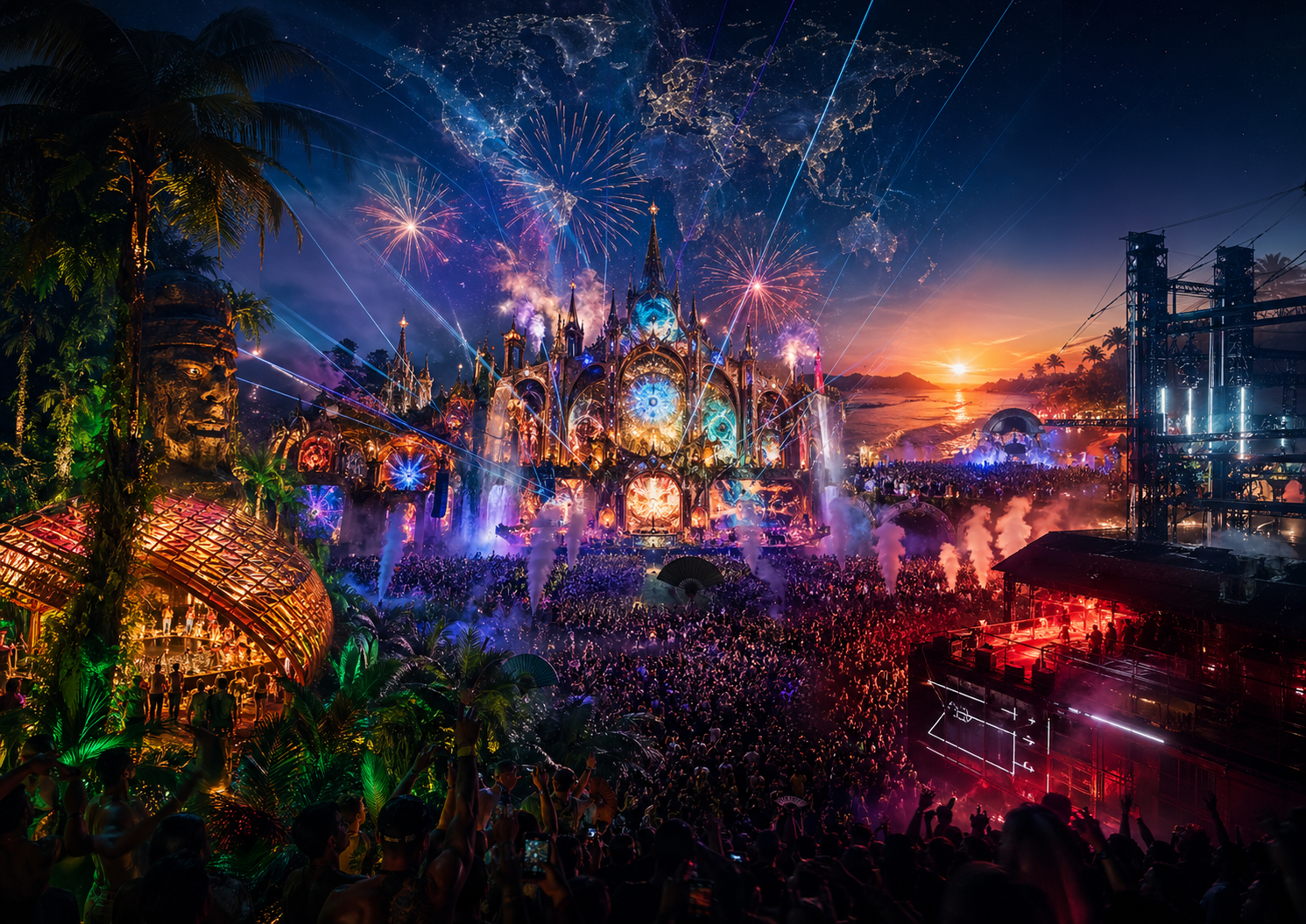 פסטיבלי המוזיקה האלקטרונית הגדולים בעולם | המדריך המלא